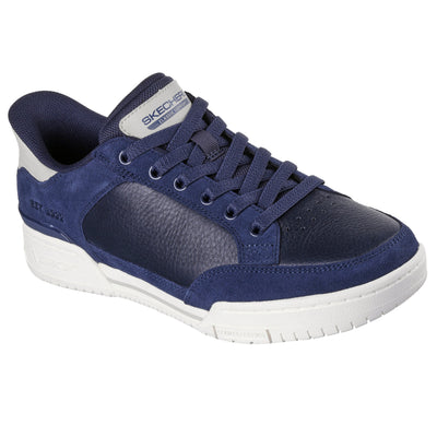 Mens Skechers 254204 Casual Lace-up Recoil Shoe - Navy