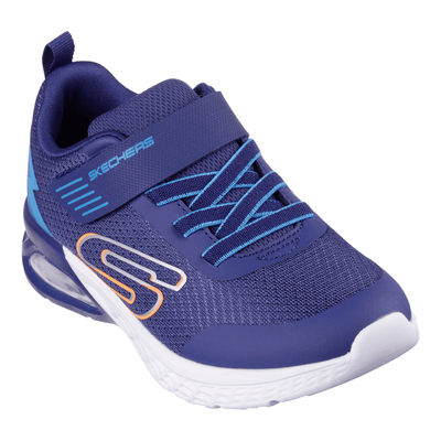 Boys Skechers Microspec Max-Vodrox in Navy and Blue - Navy