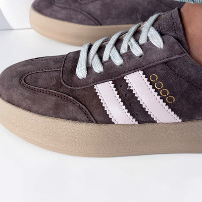 Womens Drilleys Thirty Three Trainers - Pink Truffle