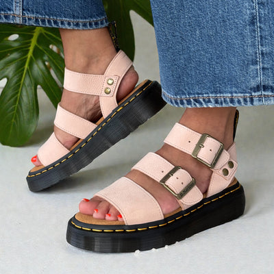 Womens Dr Martens Gryphon Quad Sandals - Pink