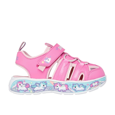 Girls Skechers 303162N Play Scene Splash Sandals - Infant - Pink