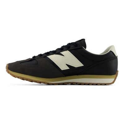 Mens New Balance 471 Black with Black Cement Trainers - Black with Black Cement
