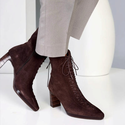 Womens Hispanitas 265227 Bangkok Ankle Boots - Espresso