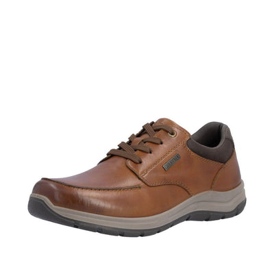 Mens Rieker 03607 Casual Lace-up Shoe - Nutmeg