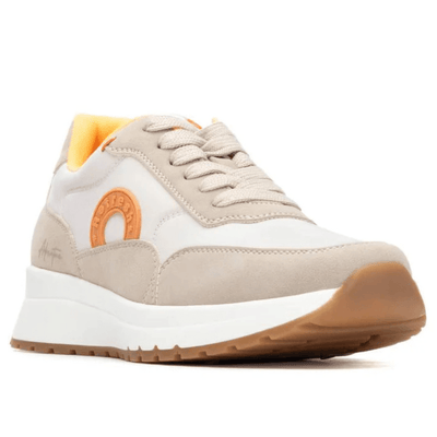 Womens Refresh 175054 Wedge Trainers - Beige