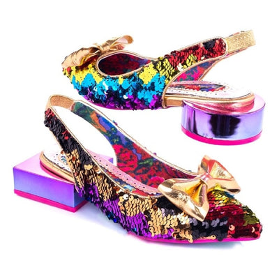 Womens Irregular Choice Best Day Ever - Gold