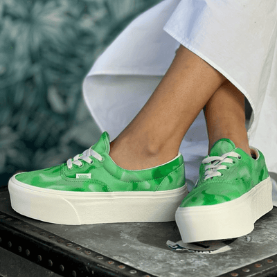 Womens Vans Era Stackform Trainers - Green