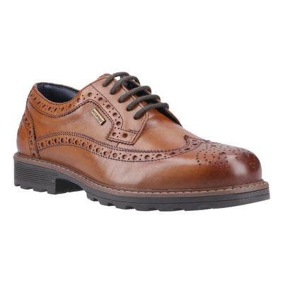 Mens Cotswold Ramsden Tan Brogues - Tan