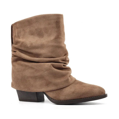 Womens Lunar Monica Ankle Boots - Taupe
