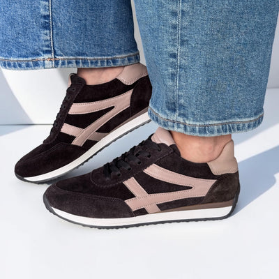 Womens Gabor 6032 Trainers - Dark Brown
