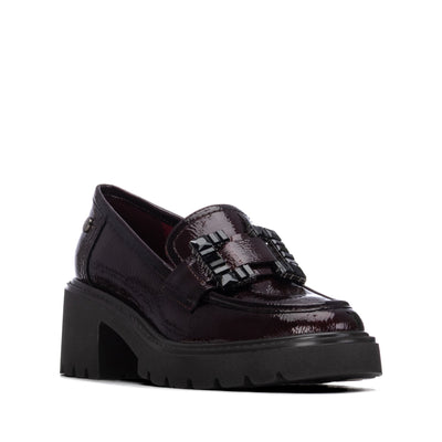 Womens Xti 146229 Loafers - Burgundy