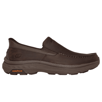 Skechers Mens Slip-ins Relaxed Fit Shoes - Chocolate Brown