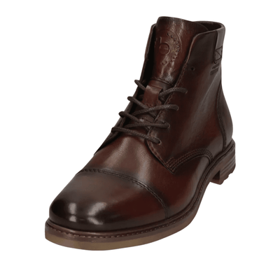 Bugatti Mens 9573E Marcello Brown Leather Ankle Boots - Brown