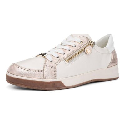 Womens Ara 12-34432 Sand Cream Gum Sole Trainers - Sand Cream