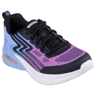 Girls Skechers Microspec Max Advance Lace Trainers - Pink