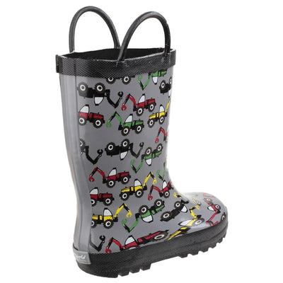 Kids Cotswold Puddle Wellingtons - Digger