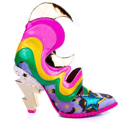 Womens Irregular Choice Galactic Thunder Pink Multi - pink