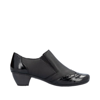 Womens Rieker 41757 Black Shoe Boots - Black
