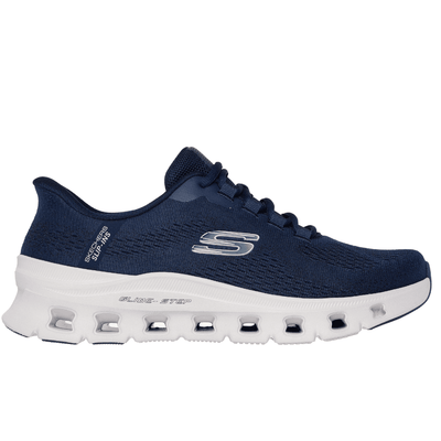 Mens Skechers Slip Ins Glide Step Pro Trainers - Navy