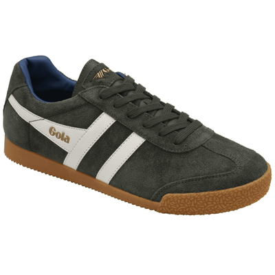 Gola Mens Harrier Trainers - Dark Khaki