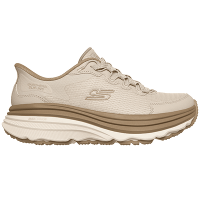 Womens Skechers Slip-ins: Max Cushioning Zirrus Trainers - Tan