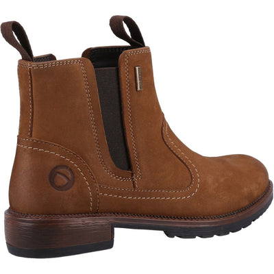 Womens Cotswold Laverton Ankle Boots - Tan