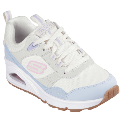 Skechers Girls Uno Gen 1 Wedge Trainers - Blue