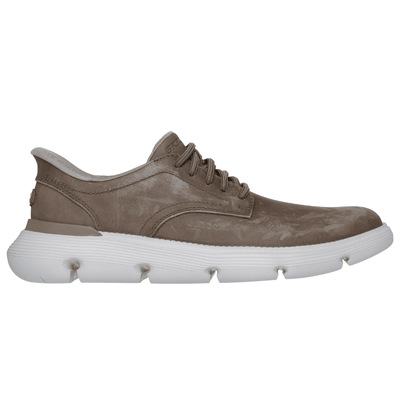 Skechers Mens Slip In Garza Duran Trainers in Dark Taupe - Dark Taupe
