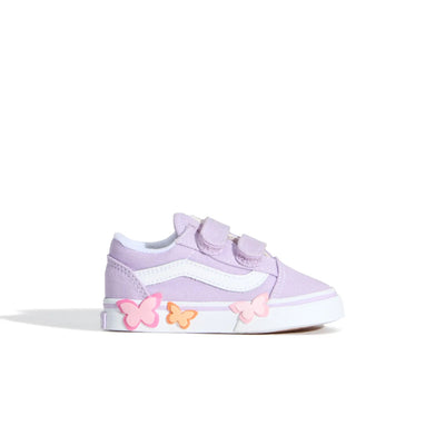 Infant Vans Old Skool V Butterfly Soft Orchid Casual Shoes - Soft Orchid