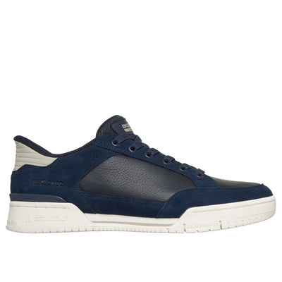 Mens Skechers 254204 Casual Lace-up Recoil Shoe - Navy