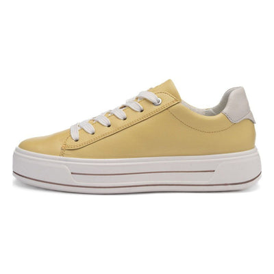 Womens Ara 12-23003 Canberra Vanilla Platform Trainers - Canberra Vanilla