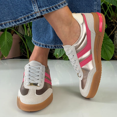 Womens Lloyd & Pryce McGhen Trainers - Antique Rose