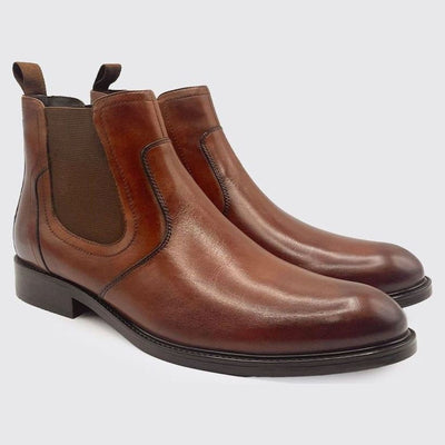 Mens Dubarry Darlan Whiskey Leather Chelsea Boots - Whiskey