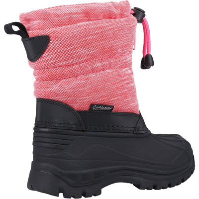 Kids Cotswold Bathford Snow Boots - Berry