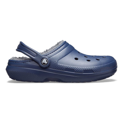 Mens Crocs Classic Lined Slippers - Navy/Charcoal