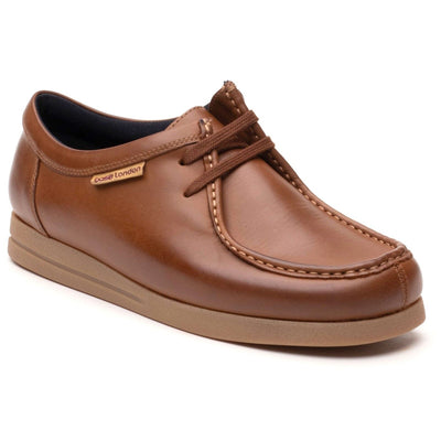 Mens Base London Koko Casual Lace-up Shoes - Tan