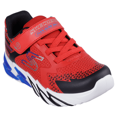 Skechers Boys S Lights Flex-Glow Trainers - Red