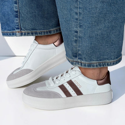 Womens Drilleys Thirty Three Trainers - Rustic Flurry