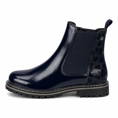 Womens Lunar Bessy Ankle Boots - Navy