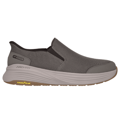 Skechers Mens Slip-Ins: GOwalk Trainers - Dark Taupe