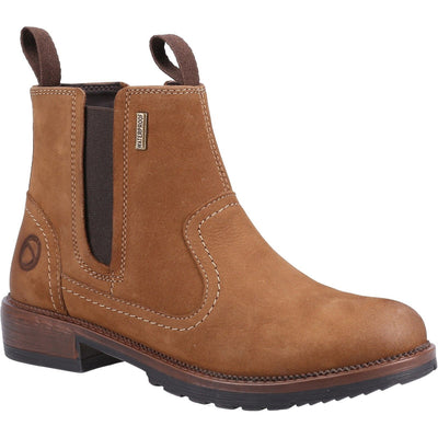 Womens Cotswold Laverton Ankle Boots - Tan