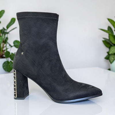 Womens Kate Appleby Lonstowe Stretch Ankle Boots - Schwarz Suede