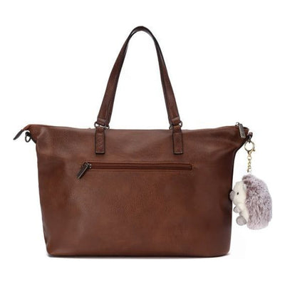 Womens Refresh 183442 Faux Leather Shoulder Bag - Camel