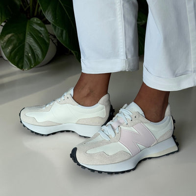 Womens New Balance 327 Trainers - Sea Salt