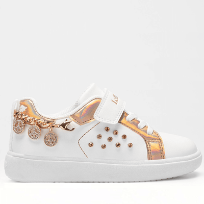 Lelli Kelly Girls Removable Bracelet Charm Trainers - Gold