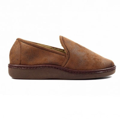 Mens Lazy Dogz Manor II Brown Slippers - Brown