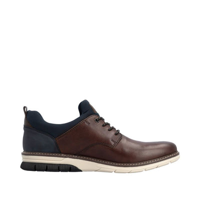 Mens Rieker 14454 Cigar Casual Lace-up Shoe - Cigar