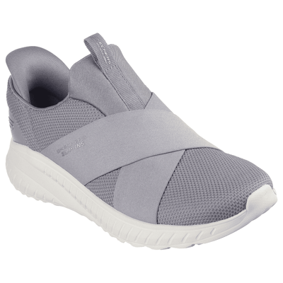 Womens Skechers Slip Ins-Bobs Sport Squad Chaos - Grey