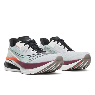 Mens Saucony S21070 White Crimson Endorphin Azura Trainers - White Crimson