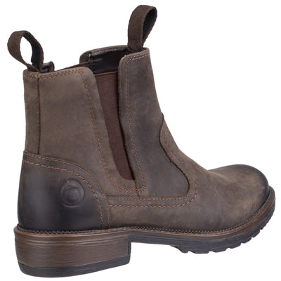 Womens Cotswold Laverton Ankle Boots - Brown